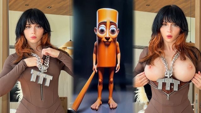 Тунг Тунг Тунг Сахур T3 Косплей Sweetie Fox Brainrot - Хардкор Киска И Анальный Трах Сперма В Задницу