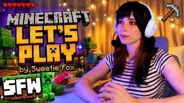 SFW Sweetie Fox играет в Minecraft | Давай поиграем Часть 3