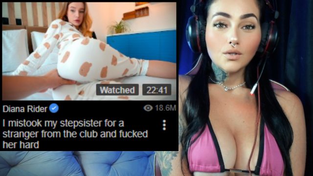 [Porn React] - Сводную сестренку Диану Райдер жестко трахнули - Любительское видео от первого лица - Лизание киски и кримпай в миссионерской позе - ItSweetShay