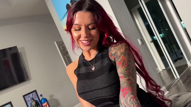 «Мой парень не узнает» | Tatted Baddie Luna Legend | Amateur | Reverse Cowgirl POV | Teddy Tarantino
