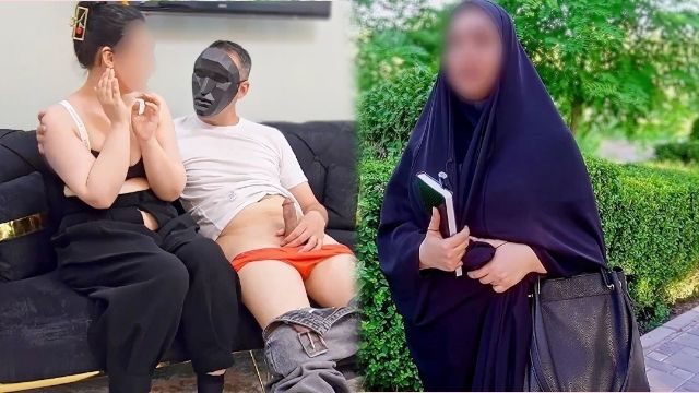 داستانی مخ زدن و سکس و ارضا تو کس دختر چادری مکالمه فارسی